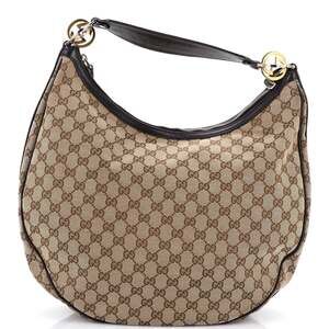 Gucci Twins Hobo Gg Canvas Large #259613G96B